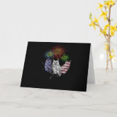 Uil Cadeau | 4 juli Uil Kaart (Gele Bloem)
