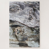 Uil Camouflage Wilde Dier Roofvogel Roofdier Vogel Legpuzzel (Verticaal)