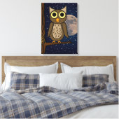 uil canvas afdruk (Insitu (Slaapkamer))