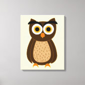 uil canvas afdruk (Voorkant)