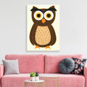 uil canvas afdruk (Insitu (Woonkamer))