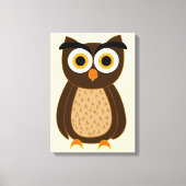 uil canvas afdruk (Voorkant)