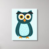 uil canvas afdruk (Voorkant)