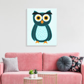 uil canvas afdruk (Insitu (Woonkamer))