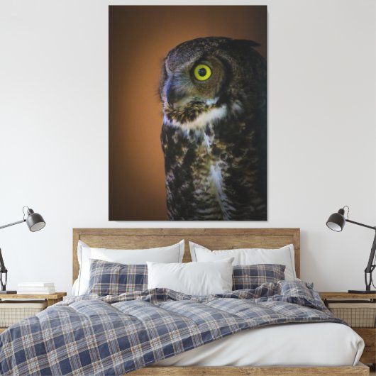 uil canvas afdruk (Insitu (Slaapkamer))