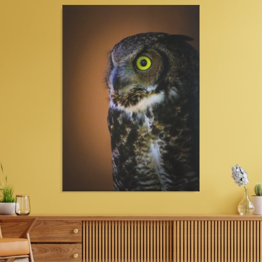 uil canvas afdruk (Insitu (Woonkamer))