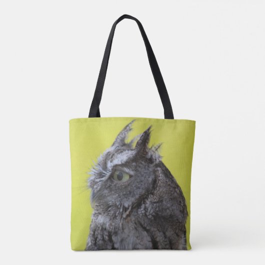 Uil canvas tas (Achterkant)