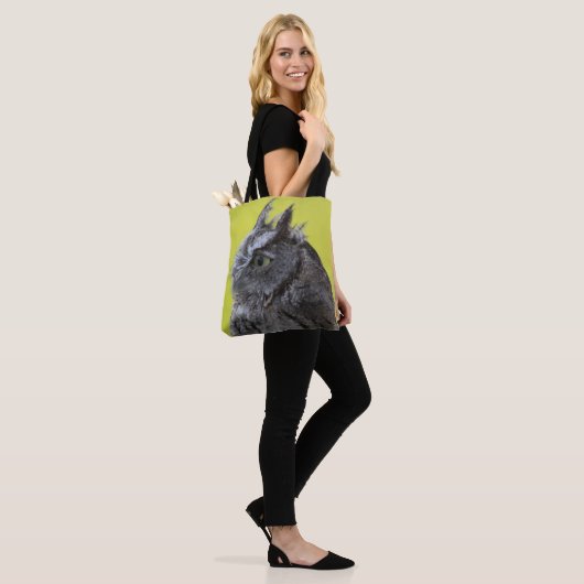 Uil canvas tas (Op model)