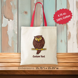 Uil Cartoon Boodschappentas Tote Bag