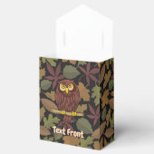 Uil Cartoon Favor Box Bedankdoosjes (Geopend)