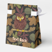Uil Cartoon Favor Box Bedankdoosjes (Achterkant)