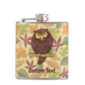 Uil Cartoon Fles Heupfles (Voorkant)