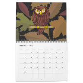 Uil Cartoon Kalender (Feb 2027)