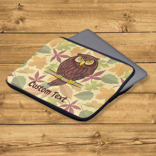 Uil Cartoon Laptophoes Laptop Sleeve
