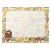 Uil Cartoon Notitieblok (Voorkant)