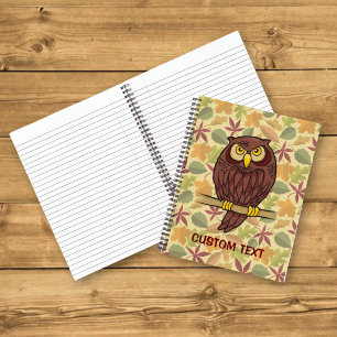 Uil Cartoon Notitieboek