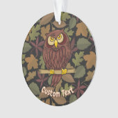 Uil Cartoon Ornament (voorkant)