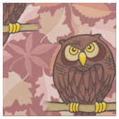 Uil Cartoon Pattern Stof (Close Up)