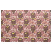 Uil Cartoon Pattern Stof (Fat Quarter)