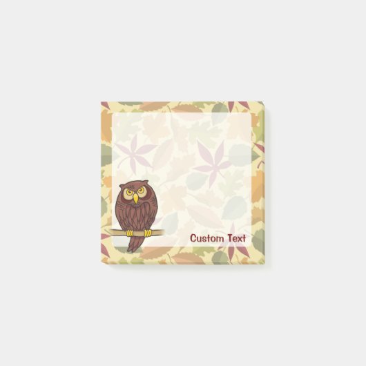 Uil Cartoon Post-it® Notes (Voorkant)