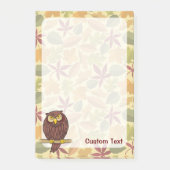 Uil Cartoon Post-it® Notes (Voorkant)
