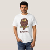 Uil Cartoon T-shirt (Voorkant volledig)