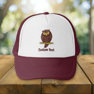 Uil Cartoon Trucker Hoed Pet