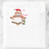 Uil Christmas - Cadeau Label (Tas)