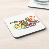 Uil cool love it bier onderzetter (Linkerzijde)