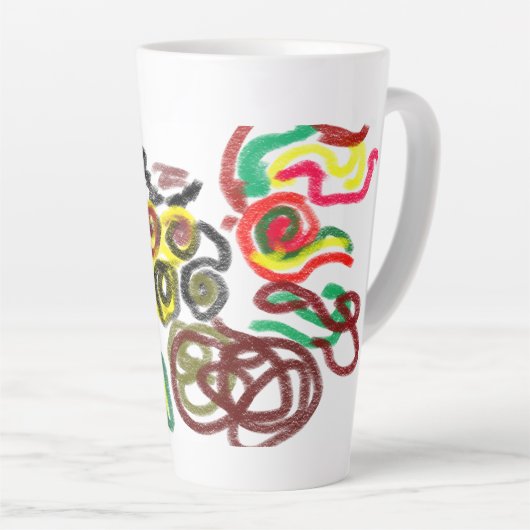 Uil cool love it latte mok (Rechterhoek)