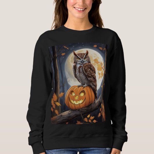 Uil dames sweatshirt (Voorkant)