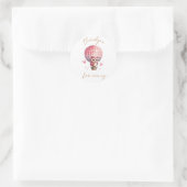 Uil Dank Je Klassieke Ronde Sticker (Tas)
