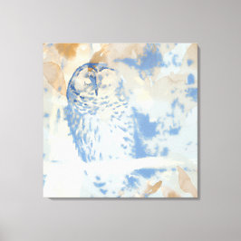 Uil [design] 30" x 30" canvas afdruk