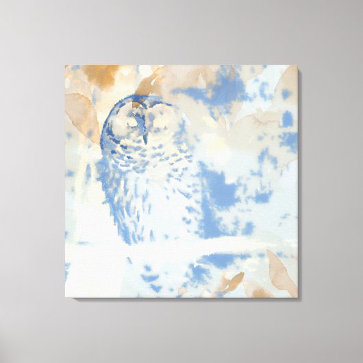 Uil [design] 30" x 30" canvas afdruk (Voorkant)