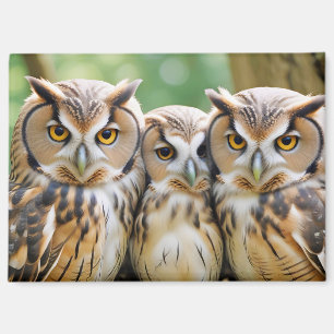 Uil Dier Natuur Wildlife Affection Caring Magneet