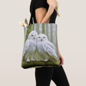 Uil Dier Natuur Wildlife Affection Caring Tote Bag (Dichtbij)