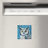 Uil Dier Vogel Art Decor Verf Mozaïek Magneet (Insitu (Vaatwasser))