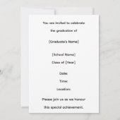 Uil diploma uitnodiging (Achterkant)