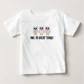 Uil Doet Grote Dingen Cute Pastel T-Shirt (Voorkant)