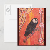 Uil dromen briefkaart (Voorkant / Achterkant)
