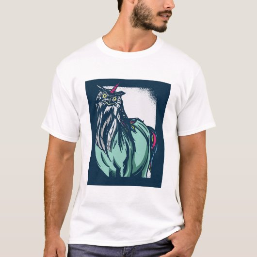 Uil Eenhoorn T-shirt (Voorkant)