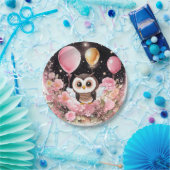 Uil Eerste Verjaardag Papier Borden Papieren Bordje (Feest)