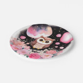 Uil Eerste Verjaardag Papier Borden Papieren Bordje (Gekanteld)