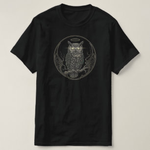  Uil Embleem – Mystitical Stipple   ALLEEN ZWART T-shirt