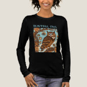  Uil en Batik Forest T-shirt (Voorkant)