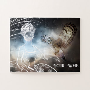 Uil en Dame Legpuzzel