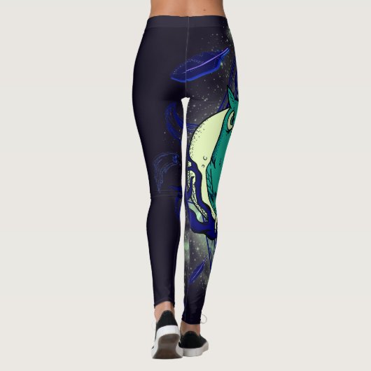 Uil en geest leggings (Achterkant)