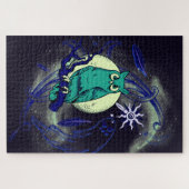 Uil en geest legpuzzel (Horizontaal)