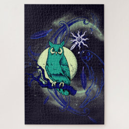 Uil en geest legpuzzel