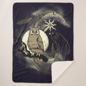 Uil en geest sherpa deken (Voorkant)